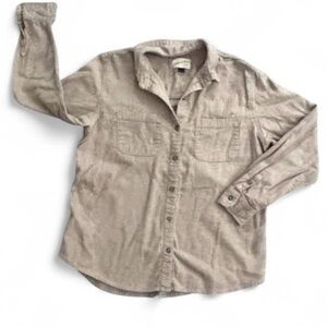 Universal Thread Men's Tan Casual Button Down Shirt